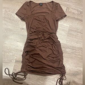 Brown Mini Dress